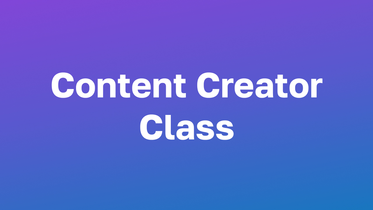 Content Creator